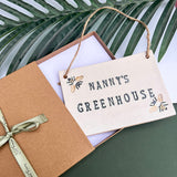 Nanny's Greenhouse Sign with Bees