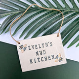 Personalised Mud Kitchen Sign