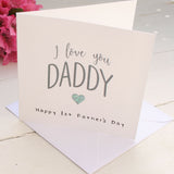 Daddy's First Father's Day Card