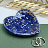 Heart Shaped Engagement Ring Dish