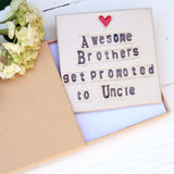 Square Brother to Uncle Ceramic Coaster