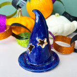 Ceramic Wizard Hat Halloween Decoration