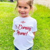 It's Coming Home Kid's Football T Shirt