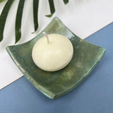 Plain Green Candle Holder
