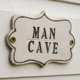 Man Cave Ceramic Sign