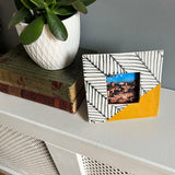 Mustard Herringbone Wall Photo Frame