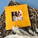 Mustard Lace Wall Photo Frame