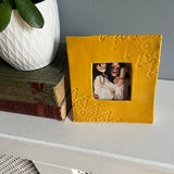 Mustard Lace Wall Photo Frame