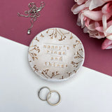 Rings and Things Ceramic Jewellery Dish - Handmade Personalised Ring Dish