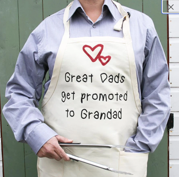 Great Dads Get Promoted To Grandad Cooking Apron