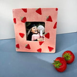 Strawberry Fruit Ceramic Photo Frame