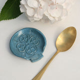 Moroccan Style Teal Spoon Rest
