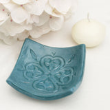 Moroccan Style Teal Candle Holder