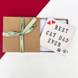 Best Cat Dad Ever Greetings Card