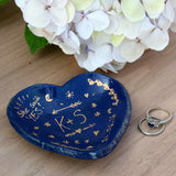 Heart Shaped Engagement Ring Dish