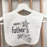 First Father's Day Baby Bib