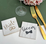 Bride and Groom Coasters