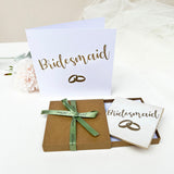 Bridesmaid Greetings Card