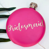 Bridal Party Hip Flask