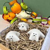 Ceramic Ghost Halloween Decoration