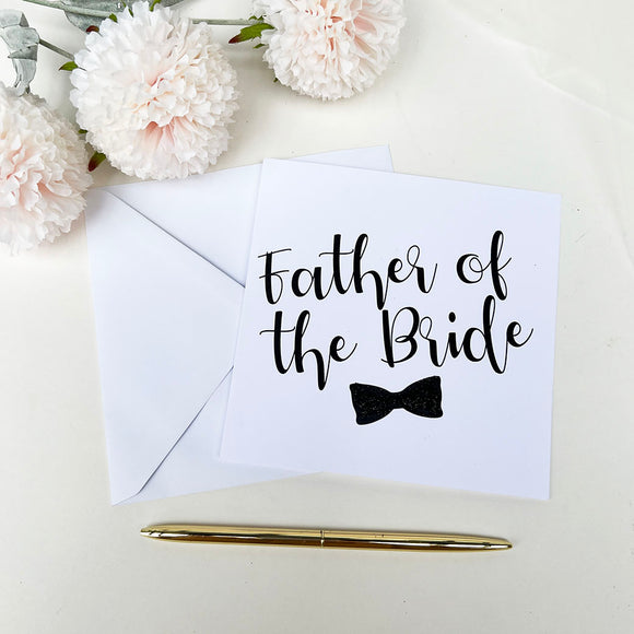 Father of the Bride Greetings Card