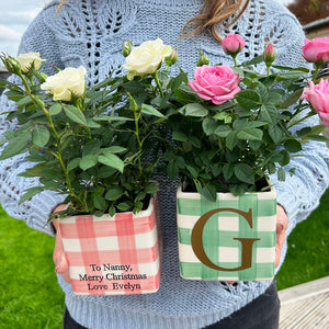 Personalised Initial Vase And Plant Pot