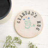 Granny's Mug Ceramic Coaster - Personalised Grandparent Gift