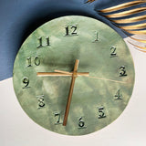 Green Wall Clock, Kitchen Accessories