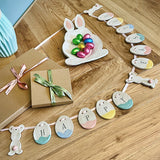 Happy Easter Ceramic Bunny Bunting