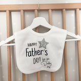 First Father's Day Baby Bib