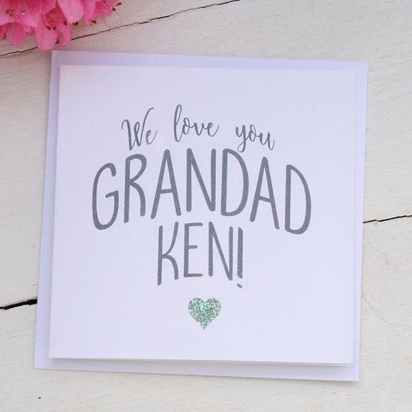 Personalised Grandad Card