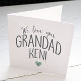Personalised Grandad Card