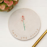 Floral Love You Nanny Coaster