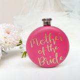 Bridal Party Hip Flask And Key Ring Gift Set