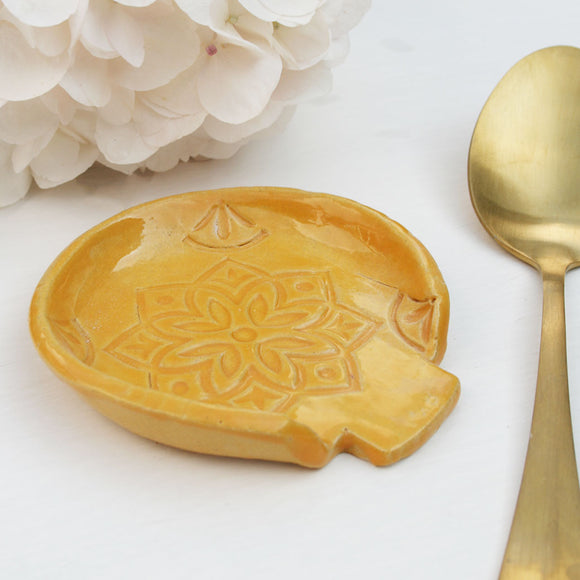Moroccan Style Mustard Spoon Rest