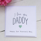 Daddy's First Father's Day Card