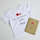 Me and Mummy Love You T-Shirt, Gift From The Little One, Super Soft Printed Baby Top