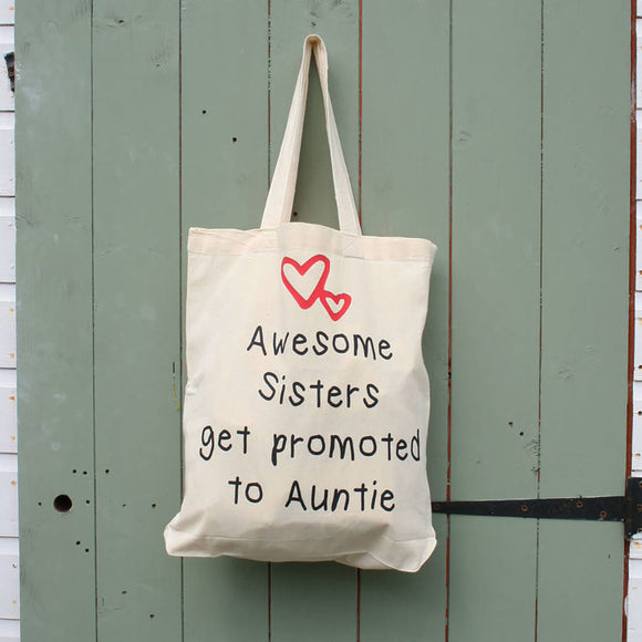 Sister to Auntie Shopping Tote Bag