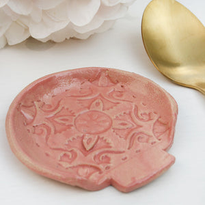Moroccan Style Pink Spoon Rest