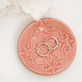 Moroccan Style Pink Ring Dish