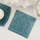 Moroccan Style Teal Coaster
