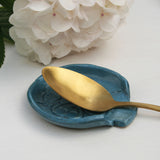 Moroccan Style Teal Spoon Rest