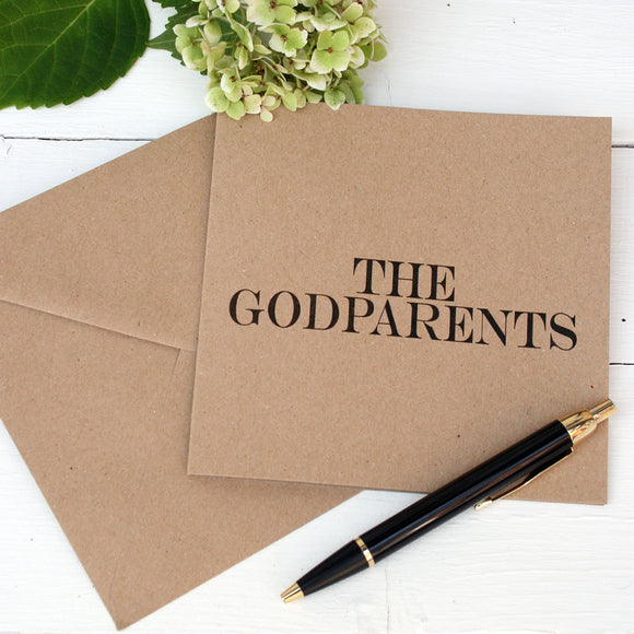 The Godparents Card