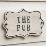The Pub Ceramic Sign