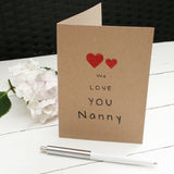 We Love You Nanny Ceramic Coaster