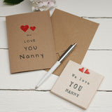 We Love You Nanny Card